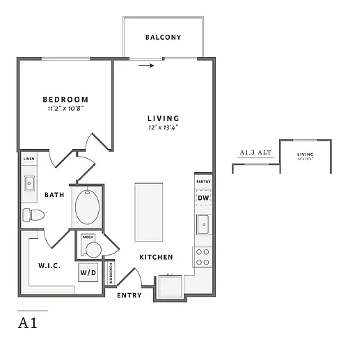 Floor plan A12