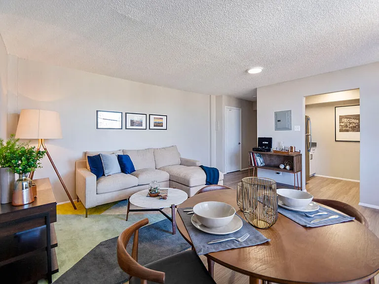 Spacious living room