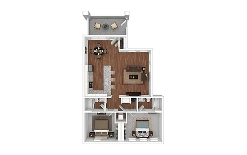 Floor plan Cabana Flat
