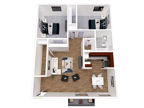 Floor plan BLUE BONNET I