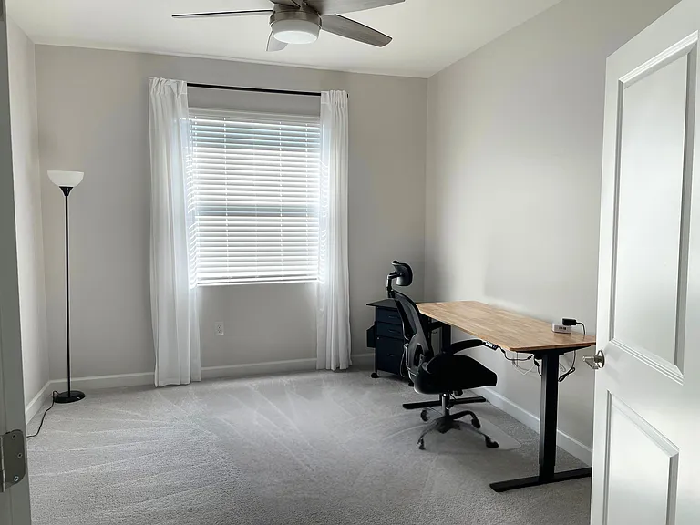 Den/Office with double doors