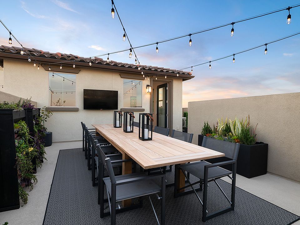Violet At Canvas Plan 2 Model Home Rooftop Deck