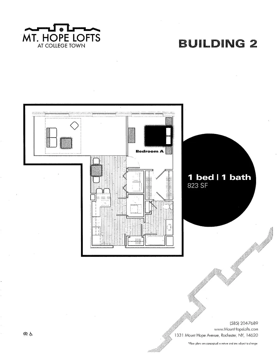 Floor plan 1/1 823