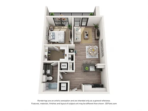 Floor plan A1C