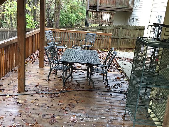 Lower deck off basement 