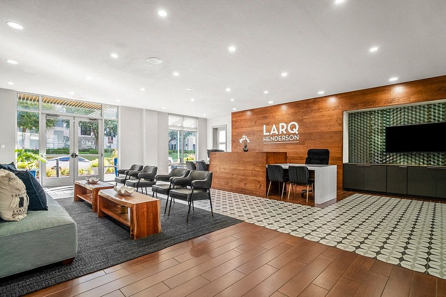 Larq Henderson offers studio, one, and two-bedroom apartments and townhomes