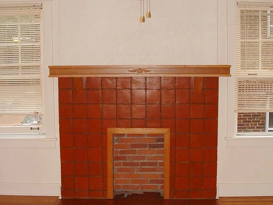 2BR fireplace on East wall