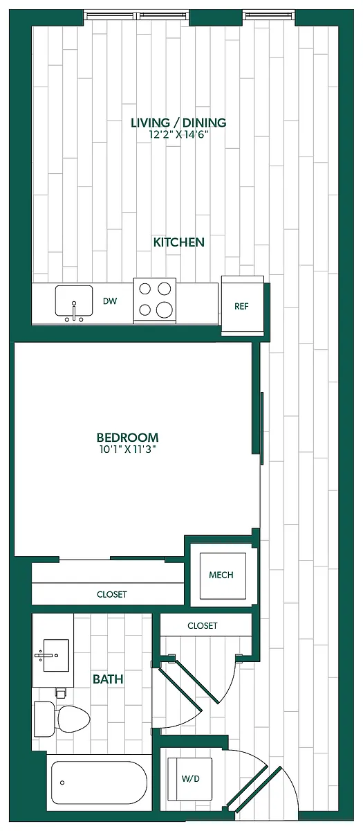 Floor plan A01