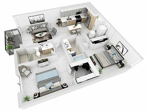 Floor plan B1