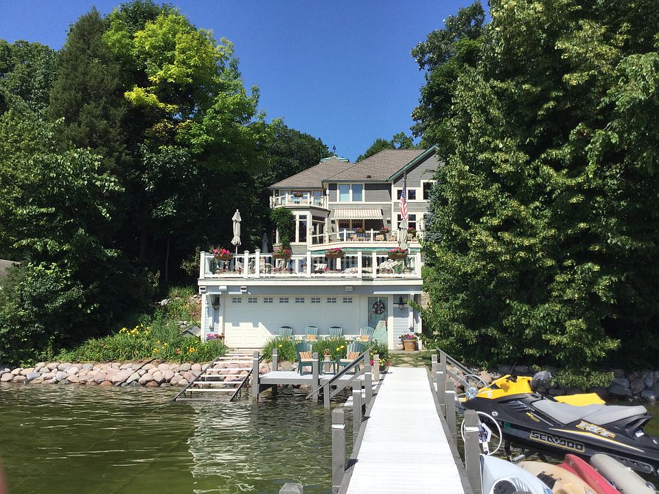 View of home from lake