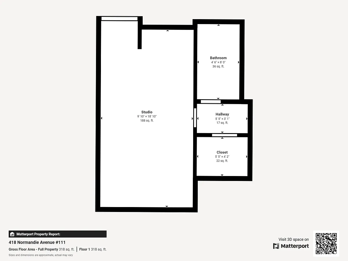 Floor plan Small Studio STS4