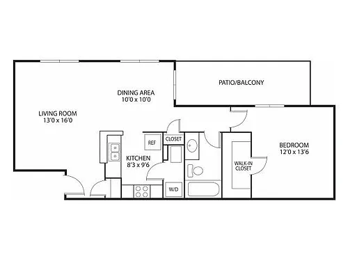 Floor plan Bluff