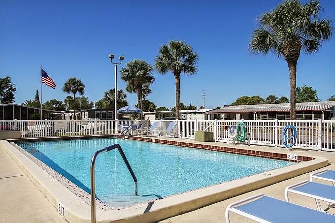 Community heated pool