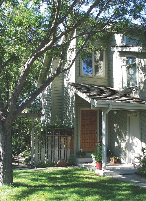 Shady corner lot with mature trees