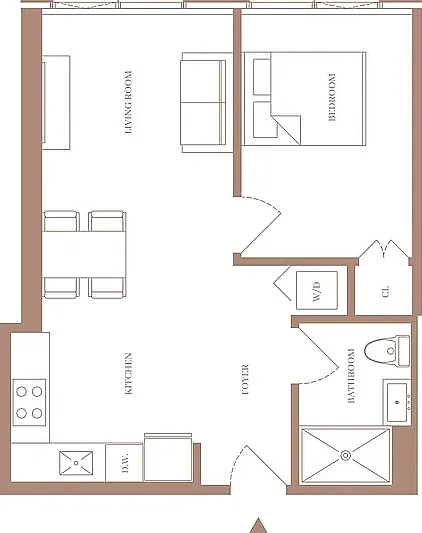 1 bed, 650 sqft, $3,100 — Photo 2