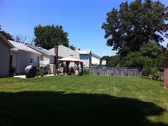 Large fenced-in backyard