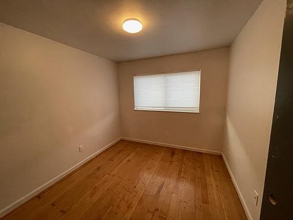 Bedroom with lots of natural light.