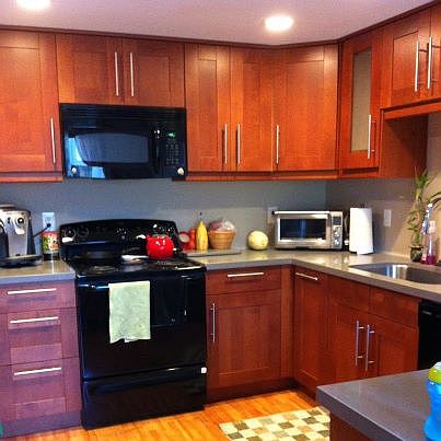 New much larger Kitchen