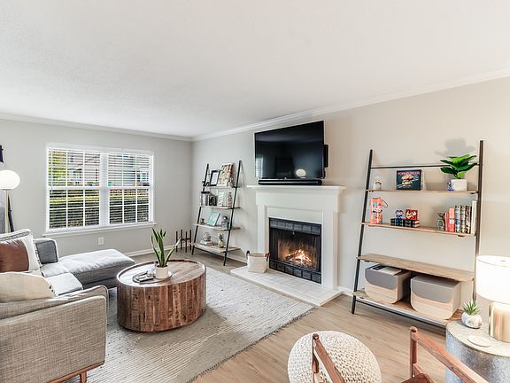 Pre renovation, living room.