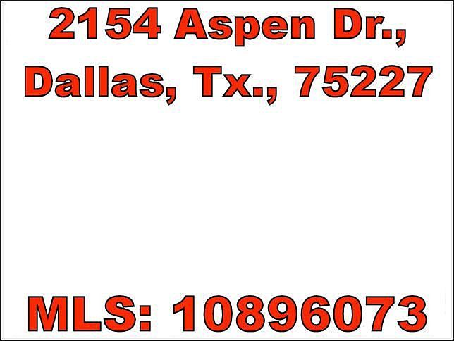 2154 Aspen Dr. - MLS: 10896073