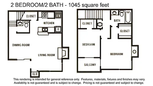 Floor plan 2x1.5 Townhouse