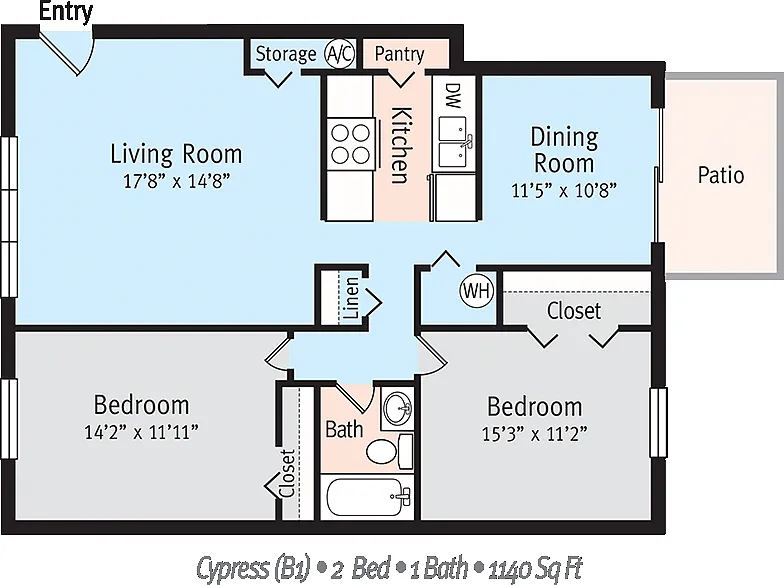 Floor plan THE CYPRESS