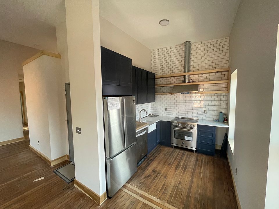 Entry and kitchen