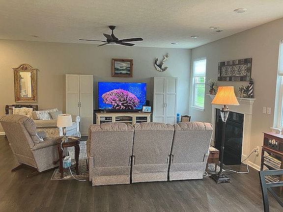 Great room & fireplace