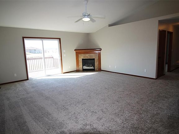 Vaulted Great Room with gas fireplace