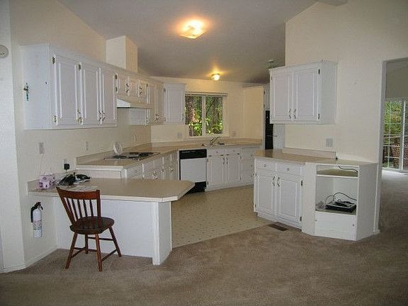 Kitchen seen from family room/den