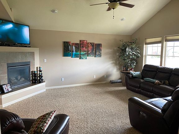 Family room fireplace