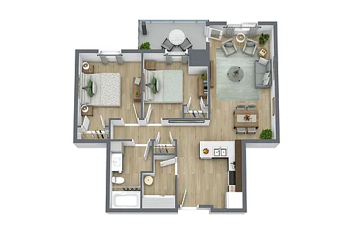 Floor plan 1000A-A309