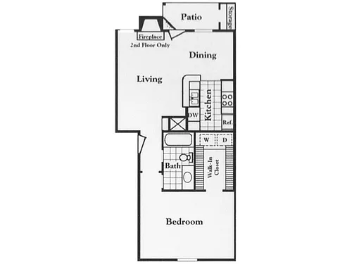Floor plan BP-1X1