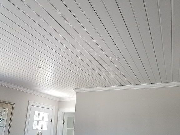 Beadboard ceiling family rm