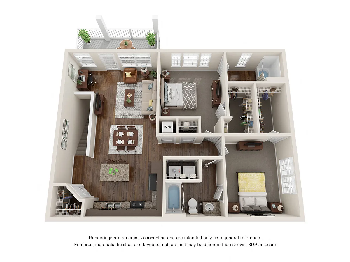 Floor plan Mullins