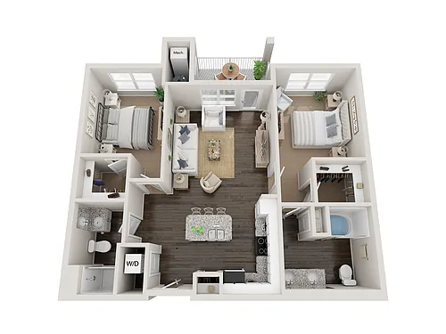 Floor plan The Oasis B36