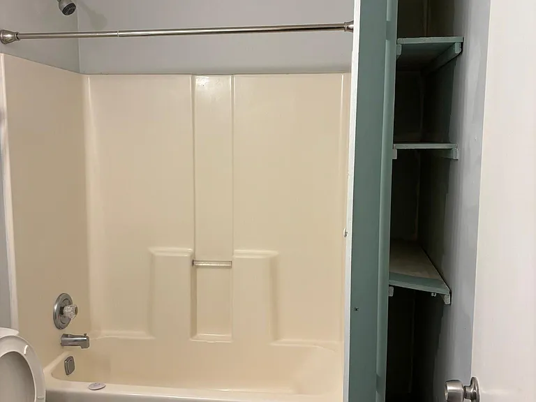 Linen closet in Guest bathroom