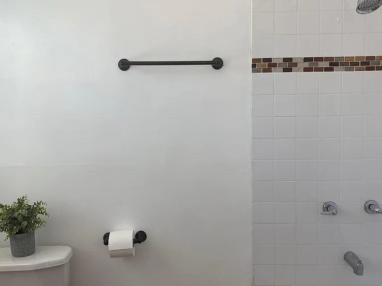 Bathroom with tub/shower combo