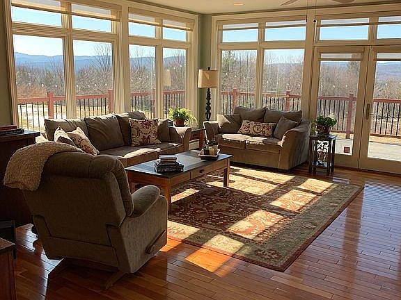 Great room view of mountains