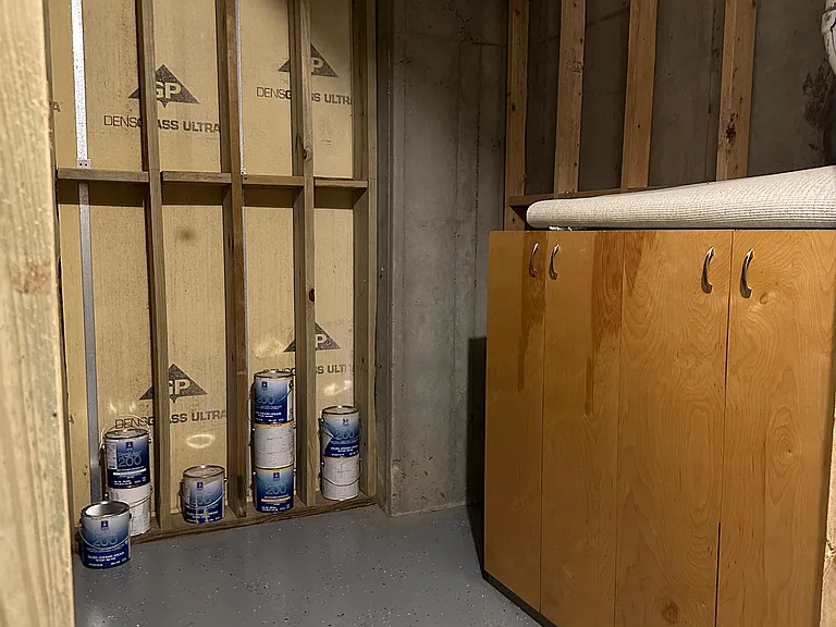 Garage Level Extra Storage Space