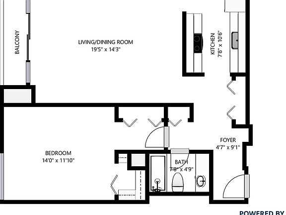 2nd image of 200 N Dearborn St Unit 2303