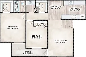 Turtle Pointe Apartments — Photo 45