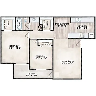 Floor plan 2X1