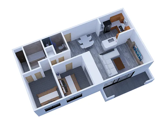 Floor plan Hampton