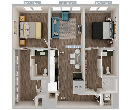 Floor plan BM02-1024