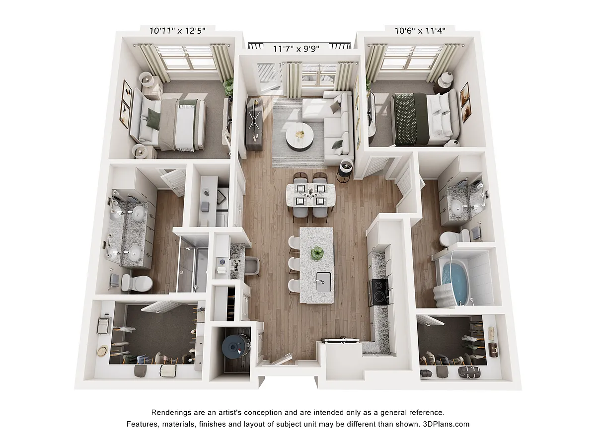 Floor plan B1 - Lagoon