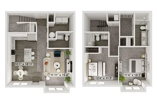 Floor plan The King Townhome