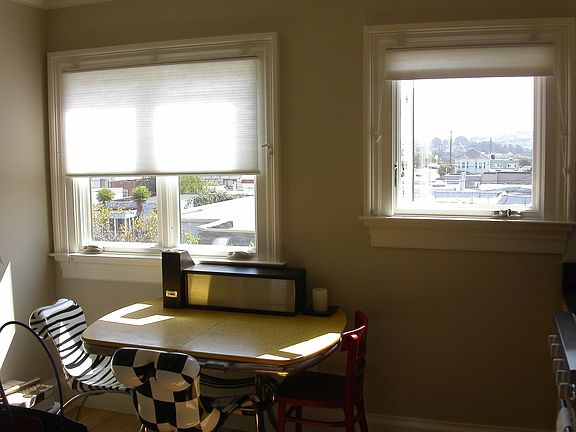 Breakfast nook with view