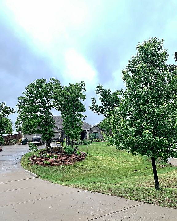 Large front yard