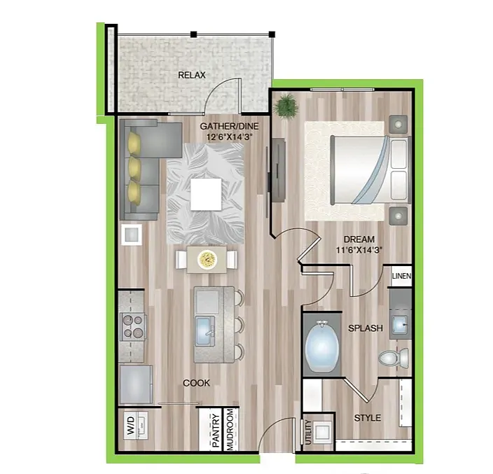 Floor plan A2P8